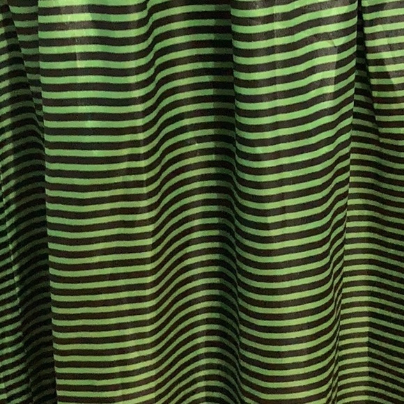 NWT Kersh by ModCloth Black & Green Sequin Striped Formal Cocktail Dress Large - Picture 10 of 15
